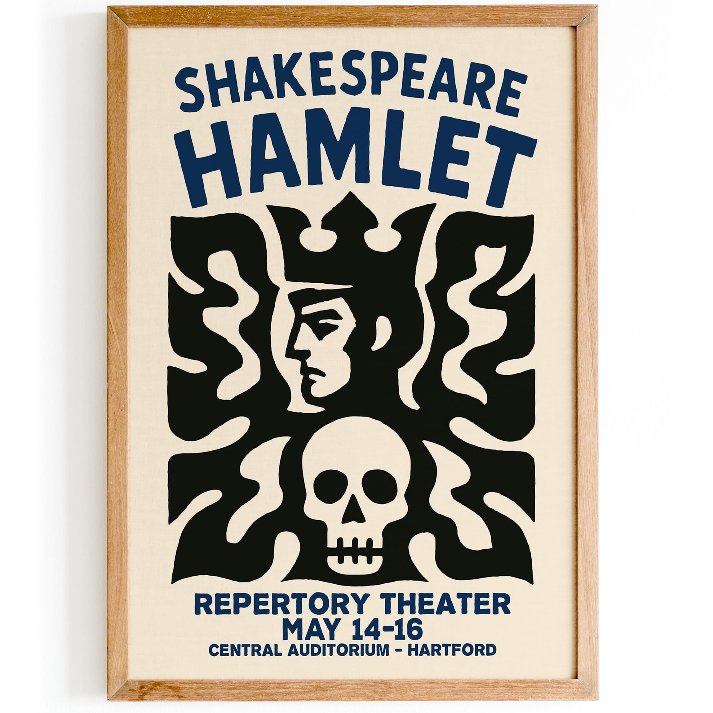 Hamlet Skull Poster Print – HypeSheriff Europe