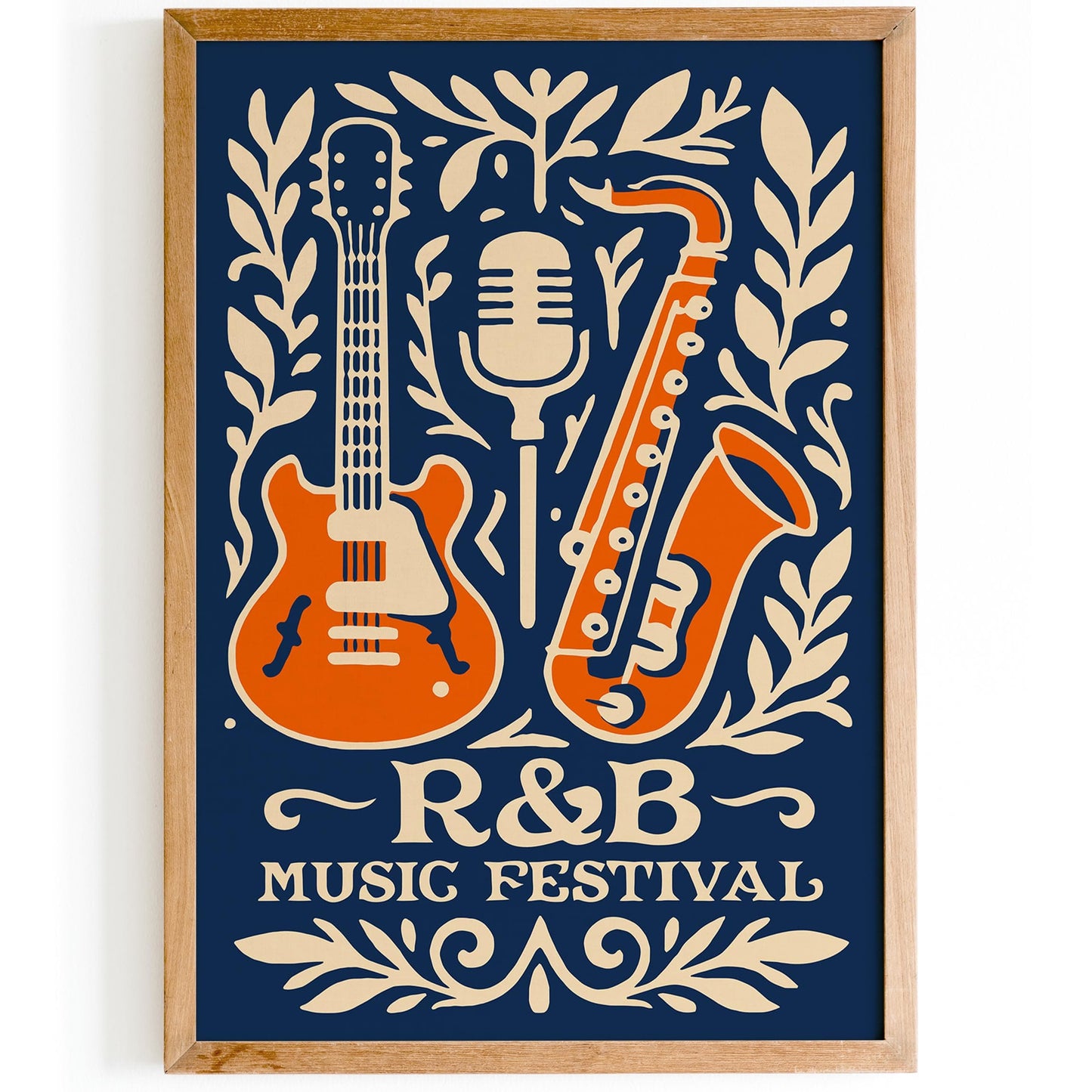 R&B Music Festival Poster