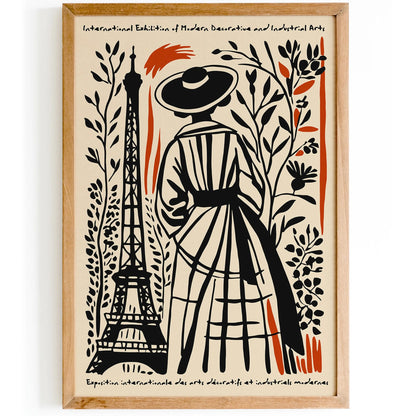 Modern Exposition Paris Vintage Poster