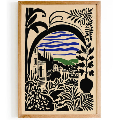 Italian Landscape Dolce Vita Poster