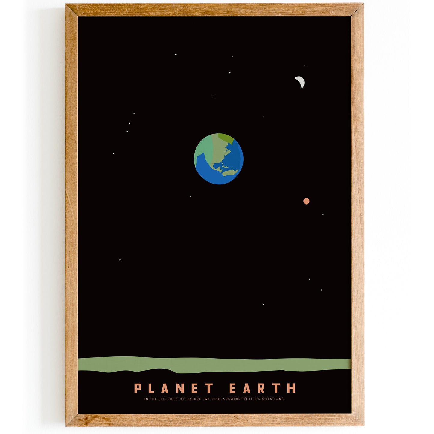 Planet Earth Minimalist Poster