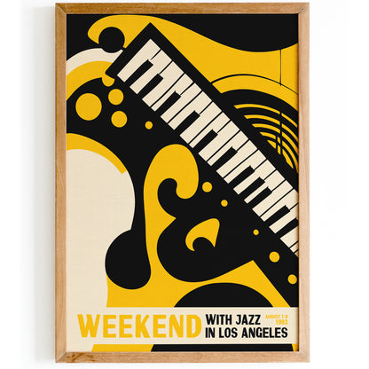 1993 Weekend With Jazz Vintage Poster
