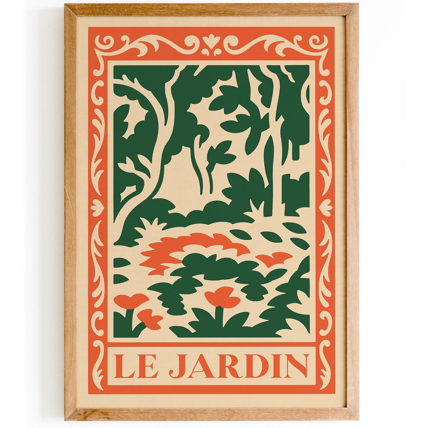 Le Jardin Print - Abstract Botanical Wall Art