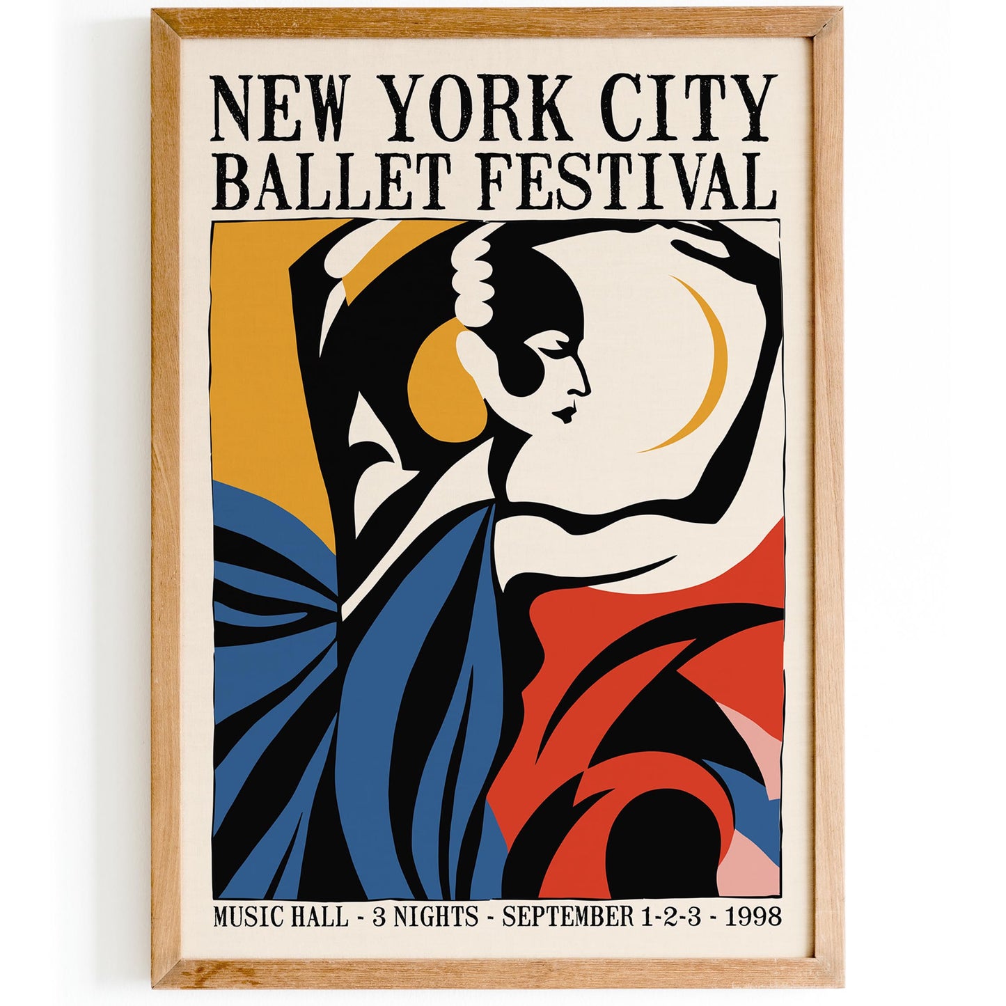 NYC Ballet Festival Poster Print