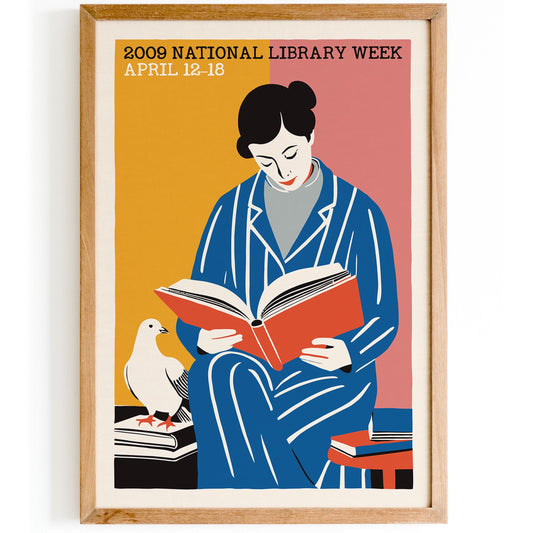 National Library Week Reading Poster