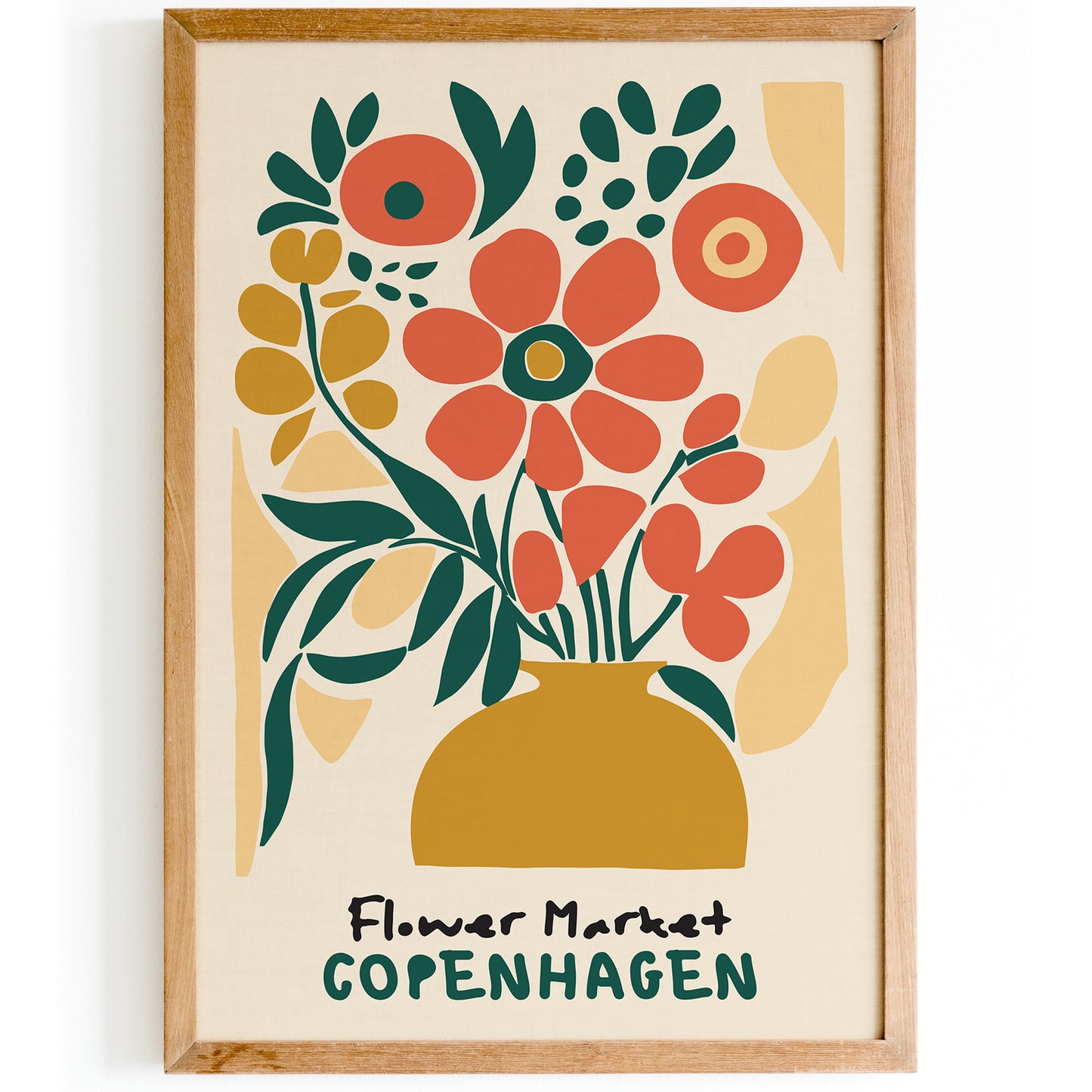 Copenhagen Flower Market Wall Art