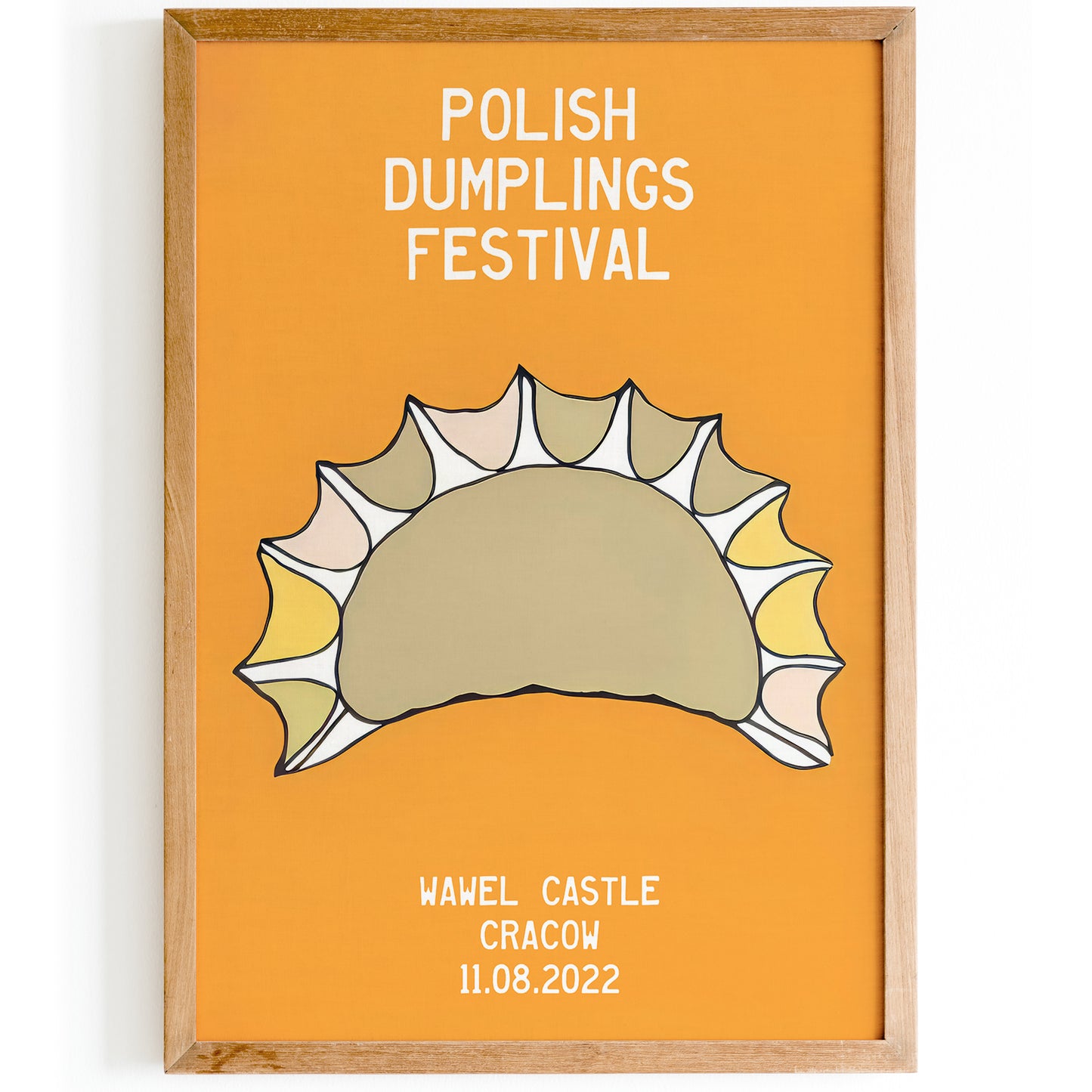 Polish Dumplings Festival Kitchen Wall Decor