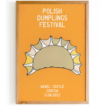 Polish Dumplings Festival Kitchen Wall Decor