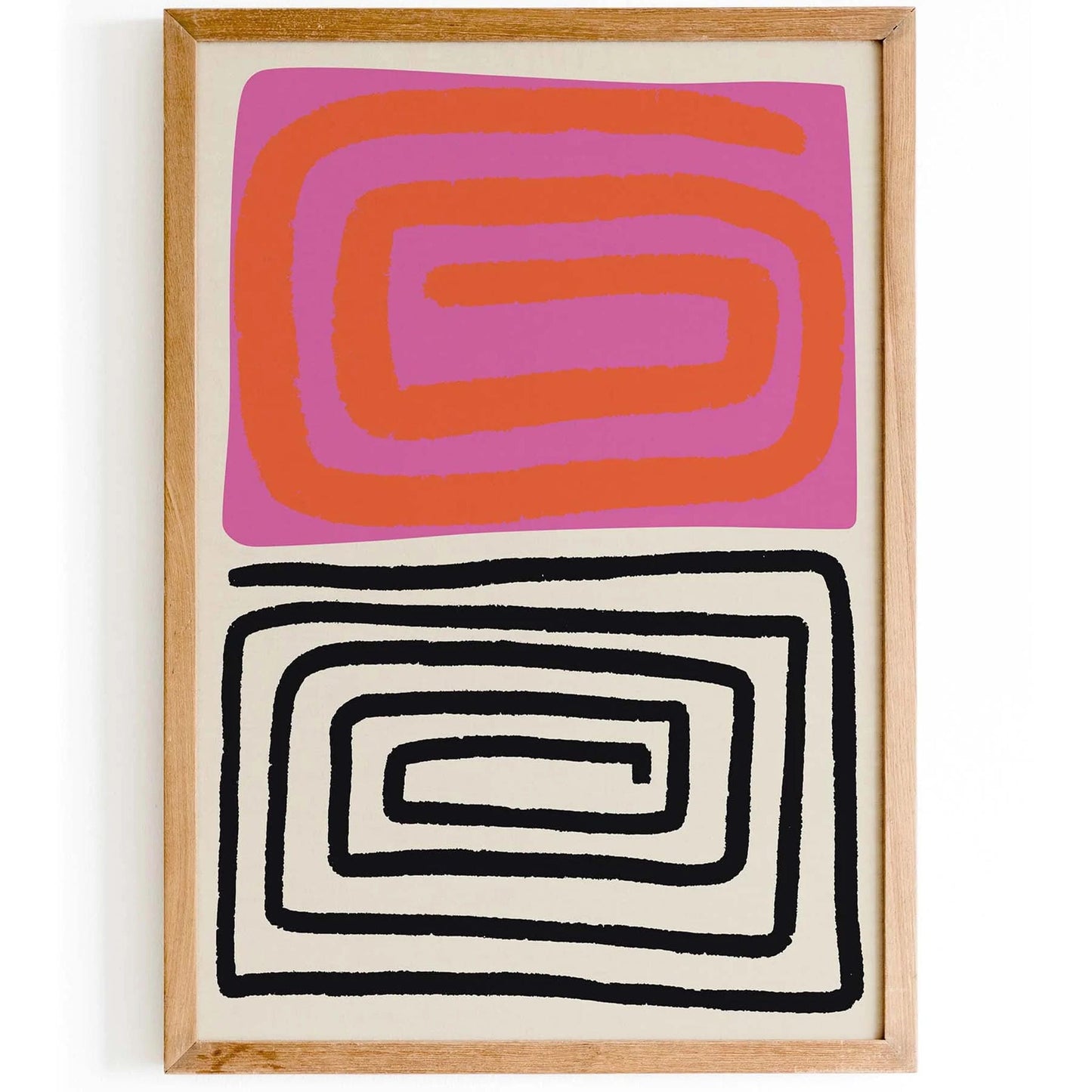 Spiral Geometry Wall Art Print