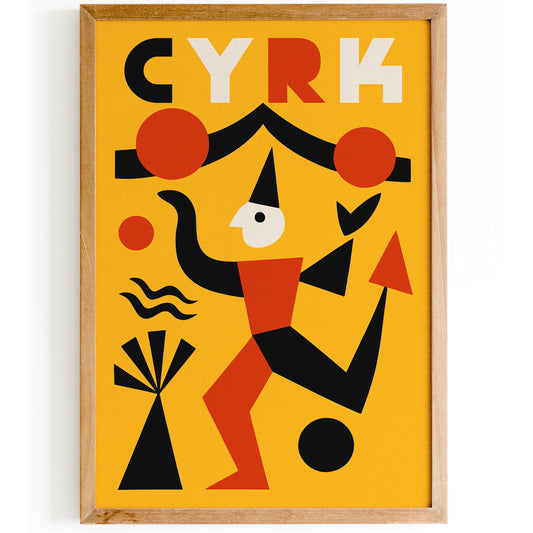 Cyrk Circus Festival Yellow Poster