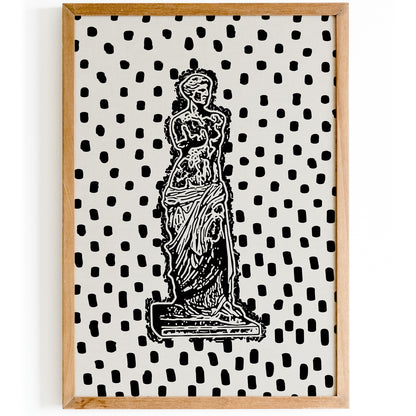 Venus de Milo Abstract Poster