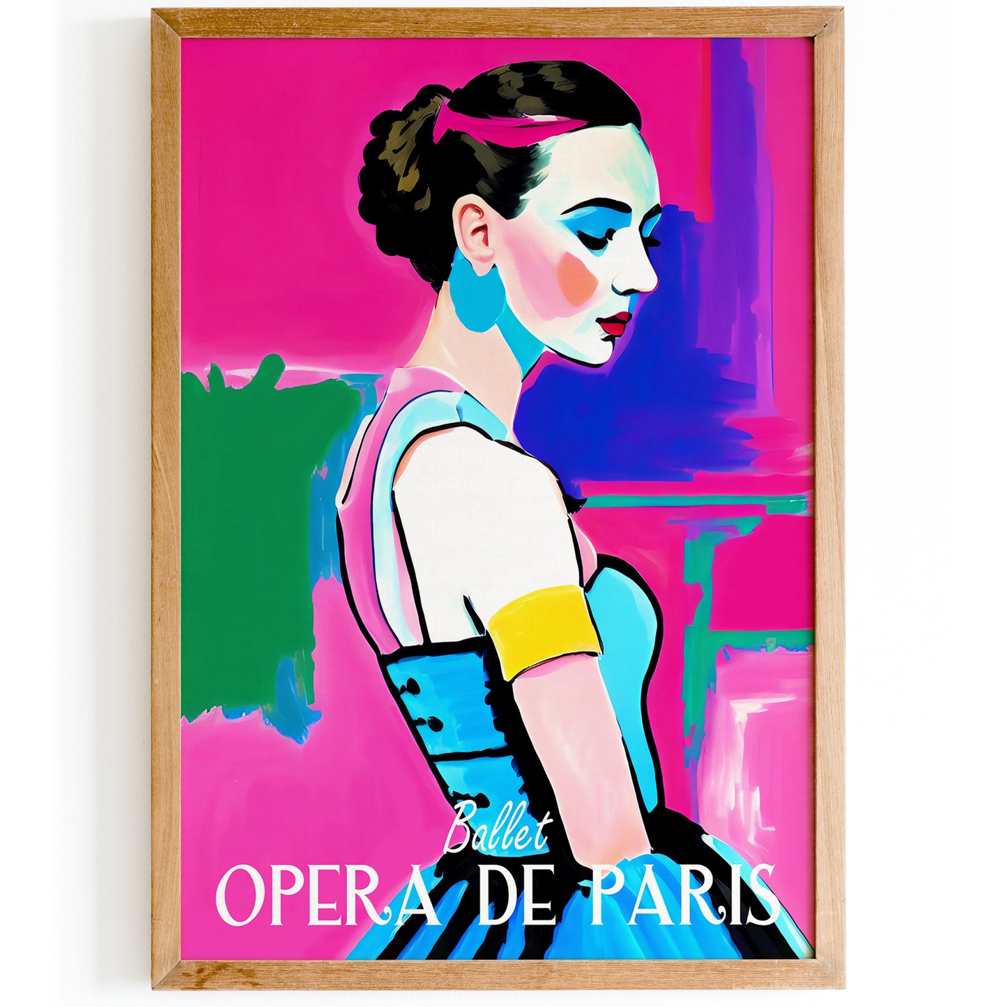 Ballet Opera De Paris Pink Wall Art