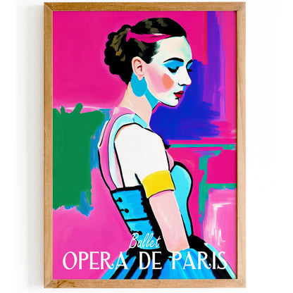 Ballet Opera De Paris Pink Wall Art