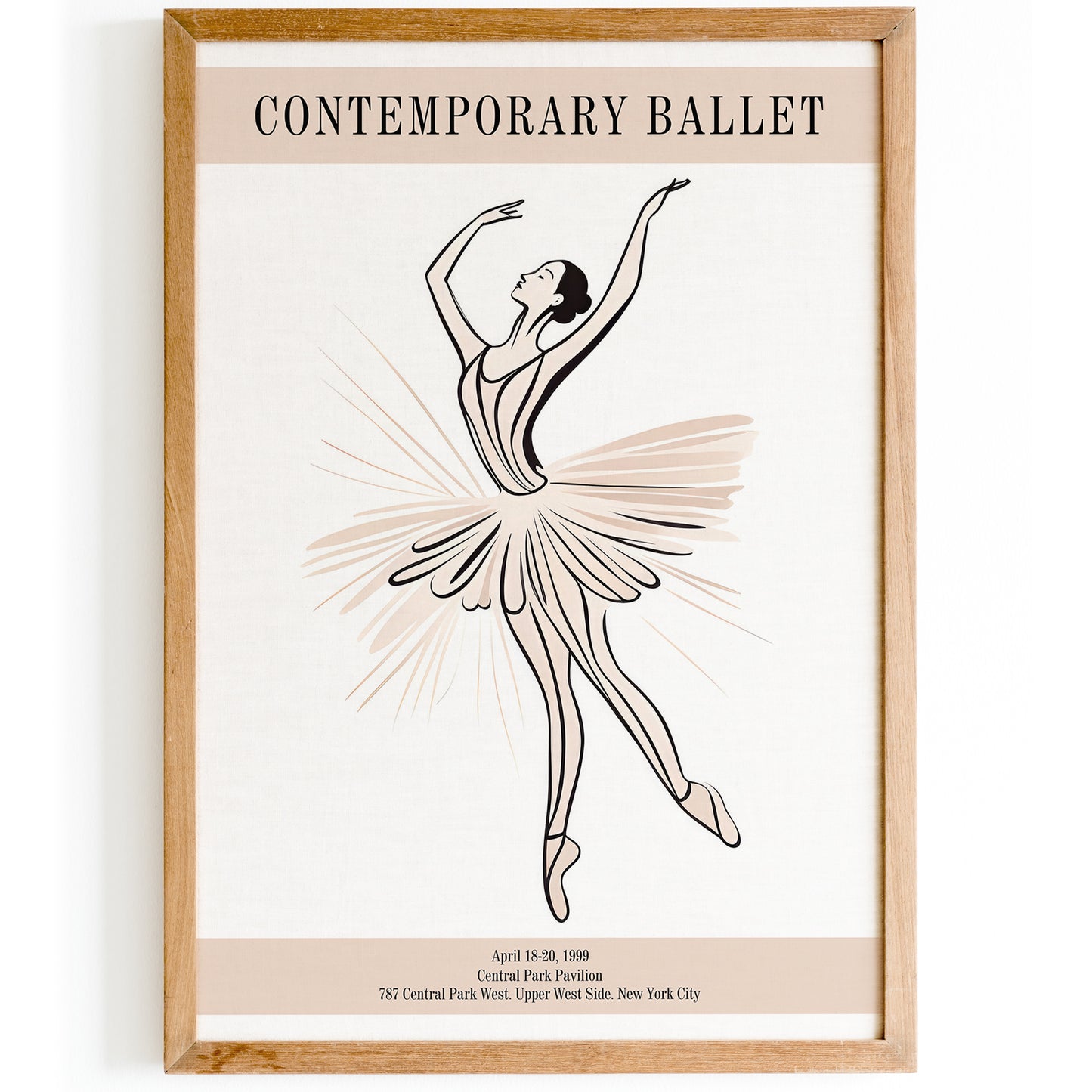 NYC Contemporary Ballet Poster