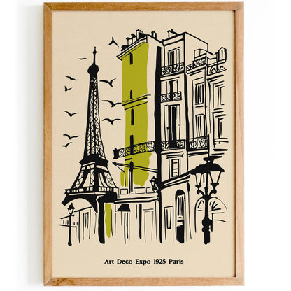 Paris Exposition 1925 Art Deco Poster