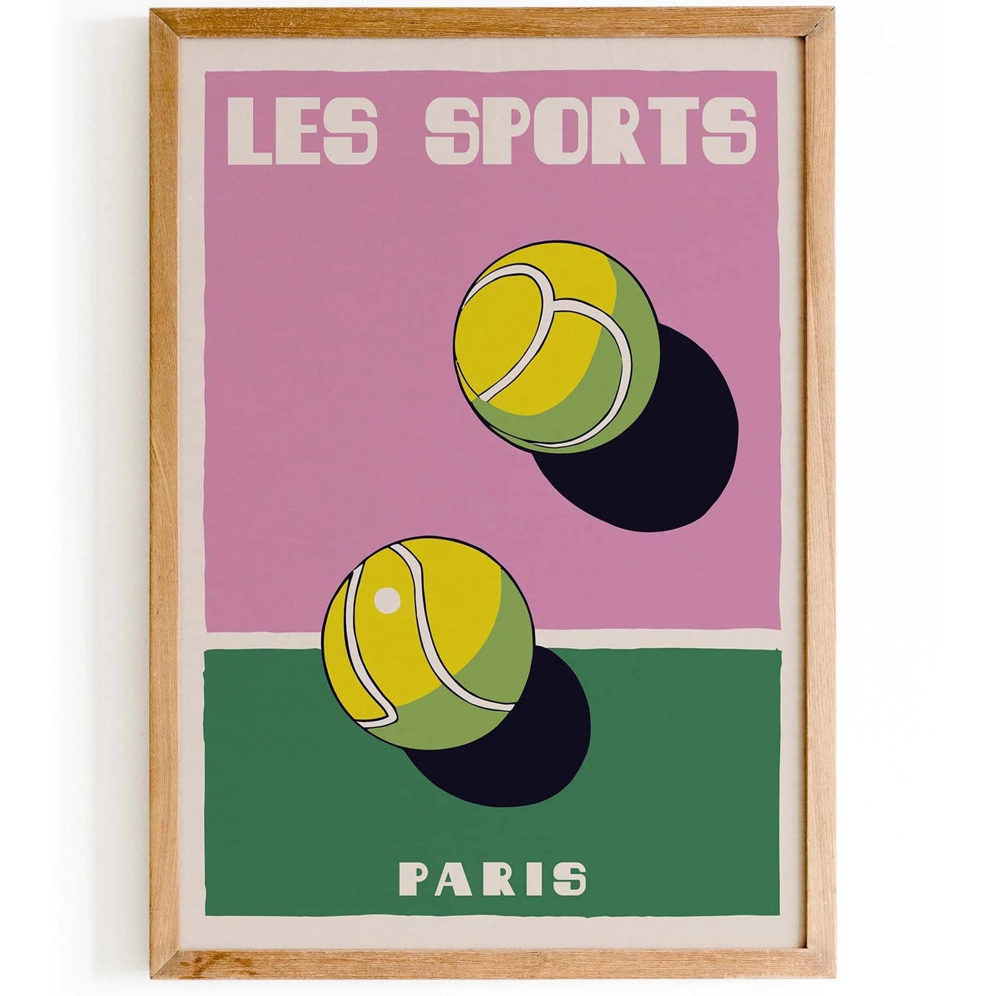 Les Sports Paris Tennis Poster
