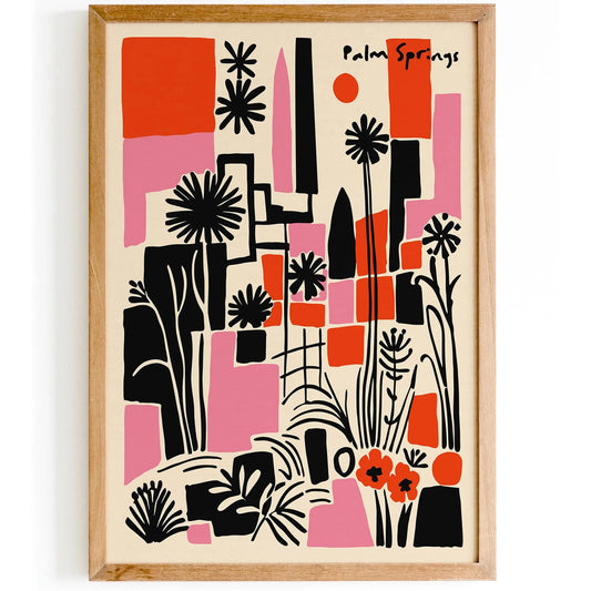 Palm Springs Mid Century Modern Poster