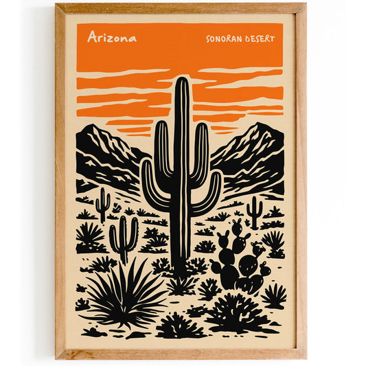 Arizona Sonoran Desert Poster