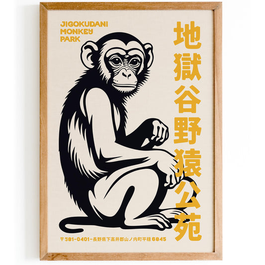 Jigokudani Monkey Park Print