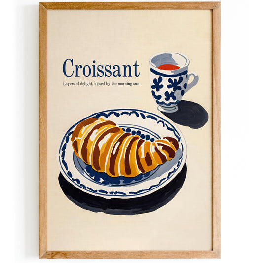 Croissant French Art Print