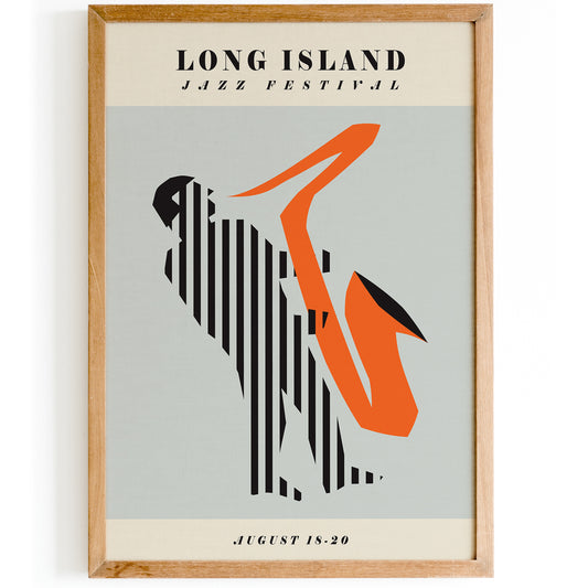 Modern Jazz Long Island Music Poster