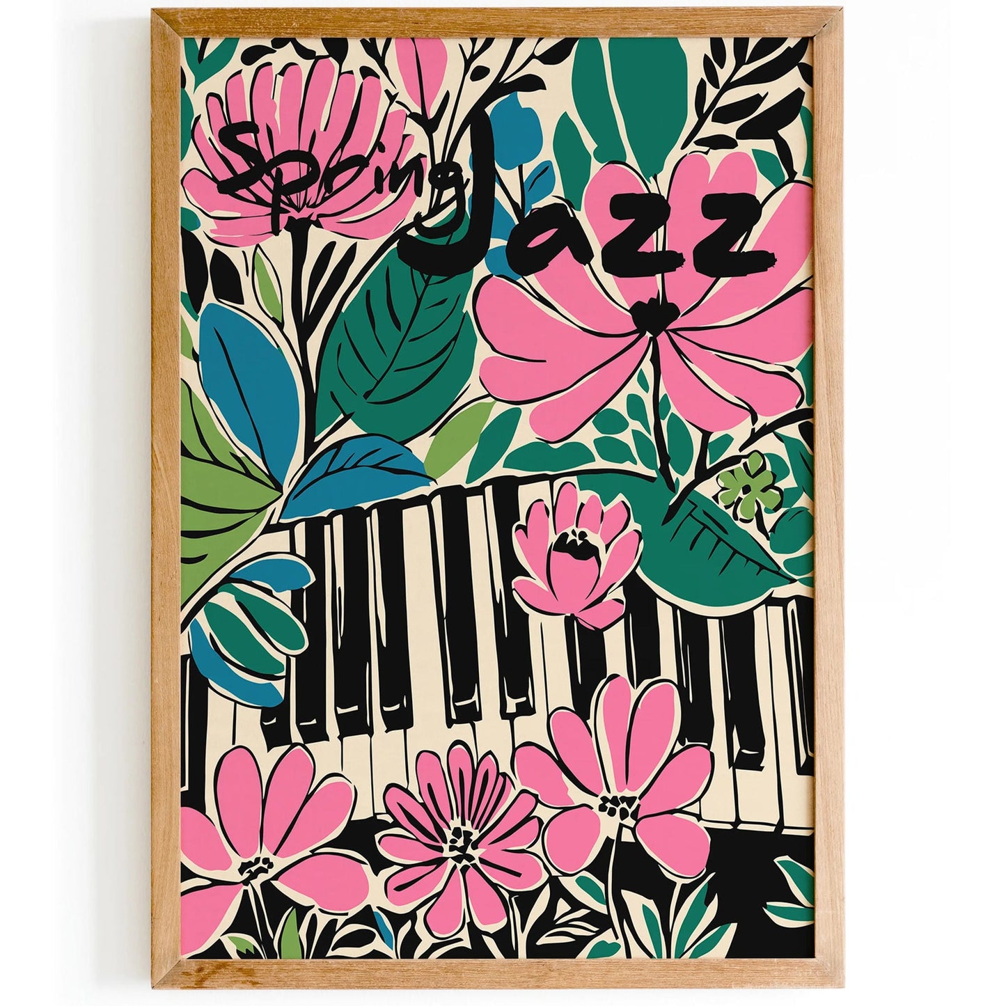 Spring Jazz Eclectic Music Poster