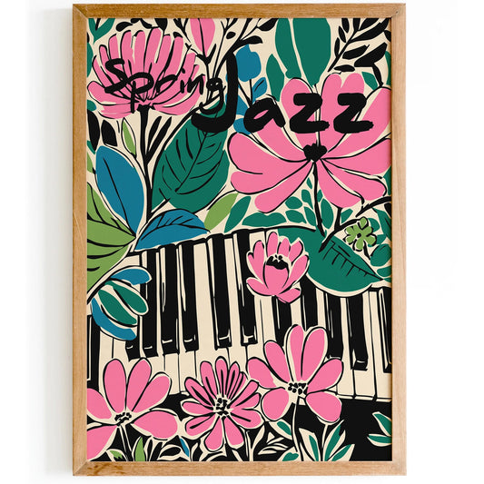 Spring Jazz Eclectic Music Poster