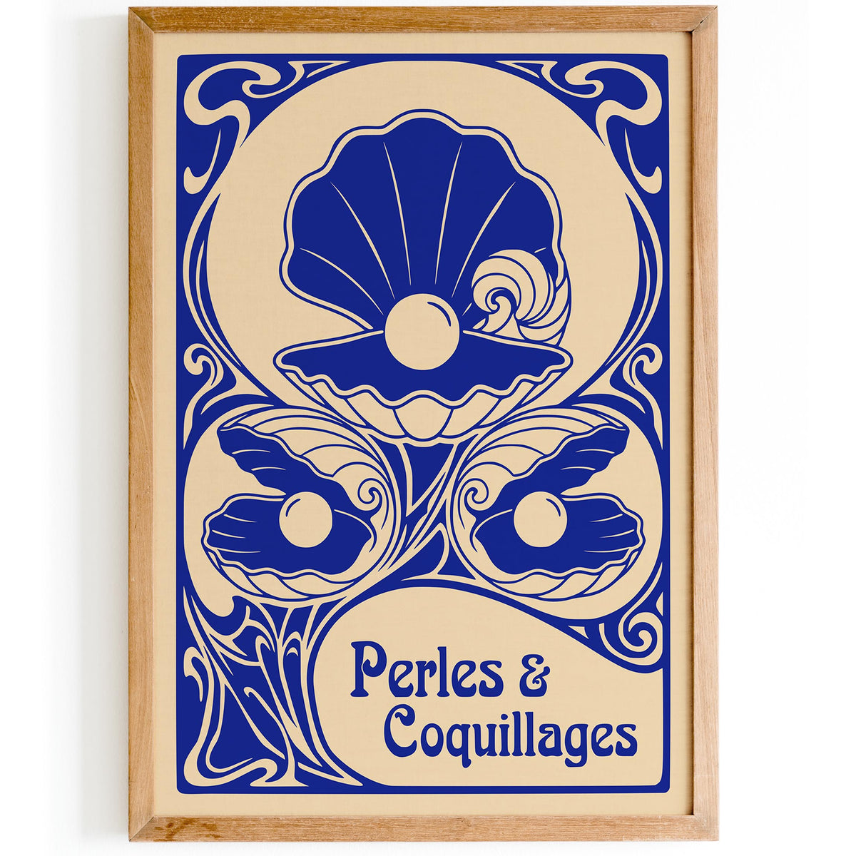 Vintage Seashells Poster