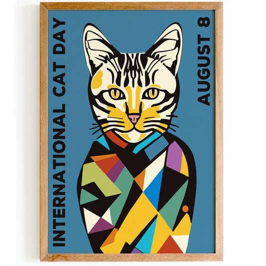 CAT DAY - Cat Lover Artsy Poster