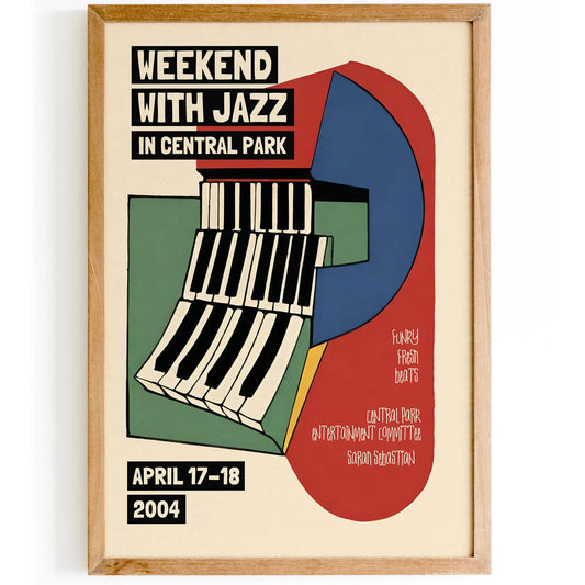 Weekend with Jazz - Central Park Poster