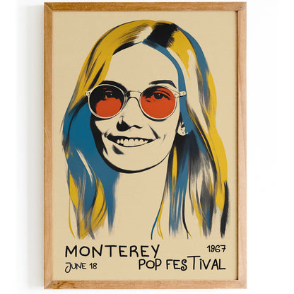 Monterey Pop Festival 1967 Hippie Poster