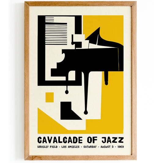 Cavalcade of Jazz 1969 Music Poster