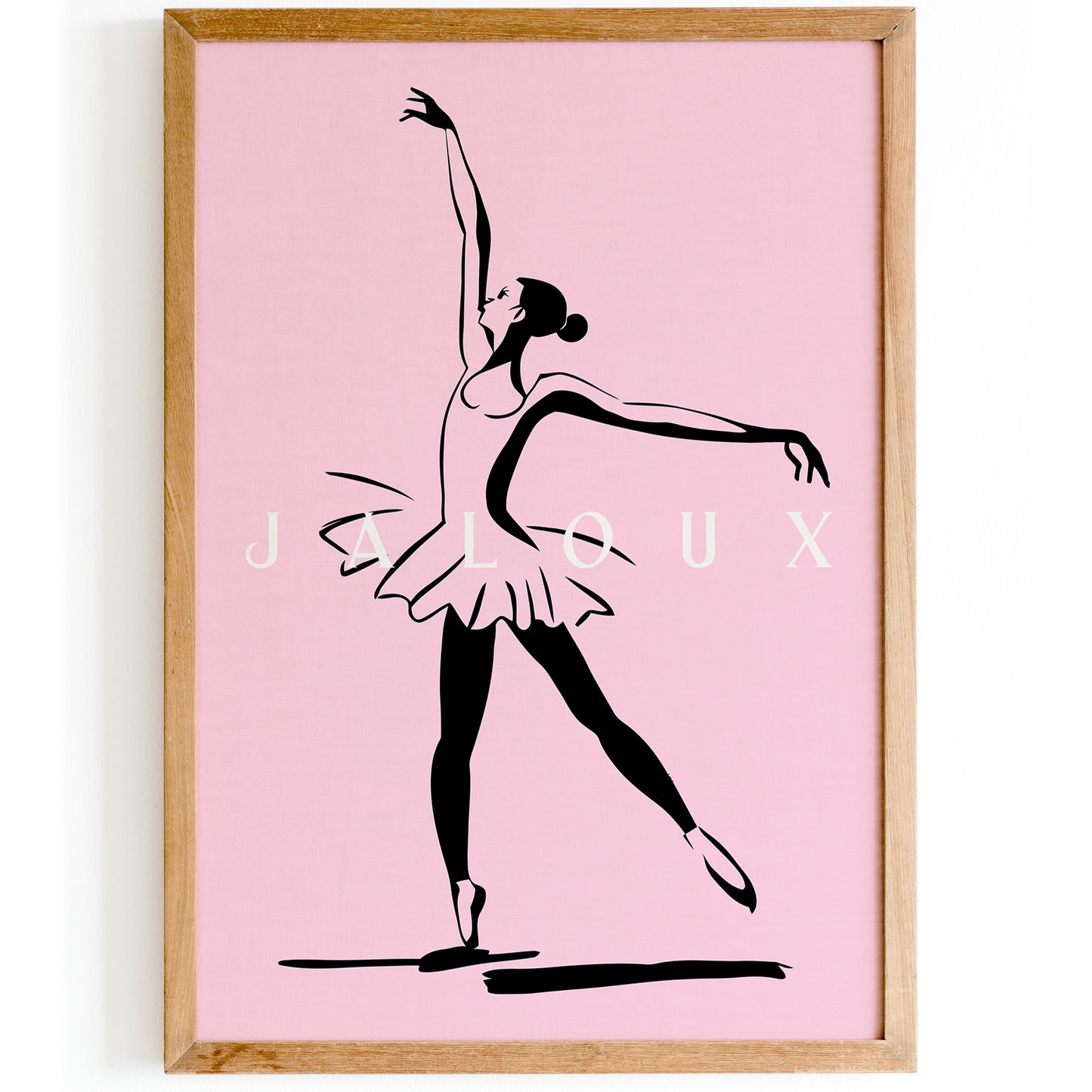 Minimalist French Ballet Wall Art Print