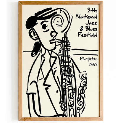 National Jazz & Blues Festival 1969 Poster