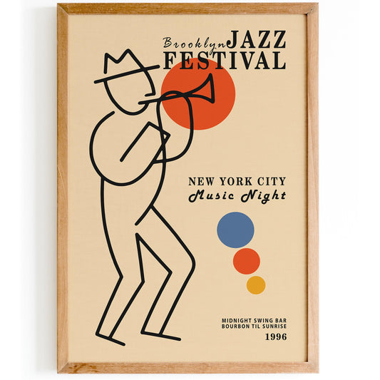 Brooklyn Jazz Festival Poster