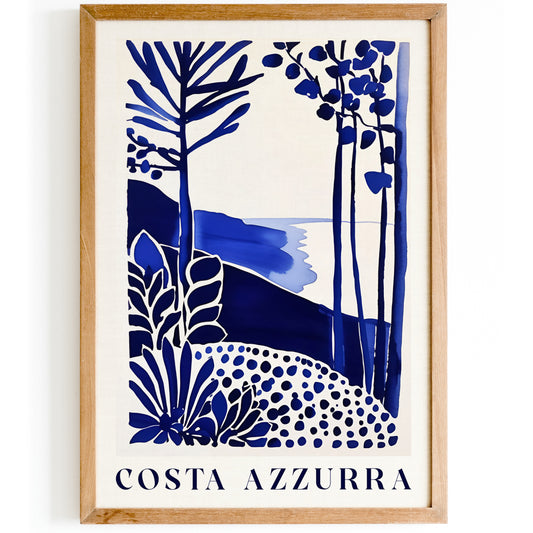 Azure Horizons French Riviera Poster