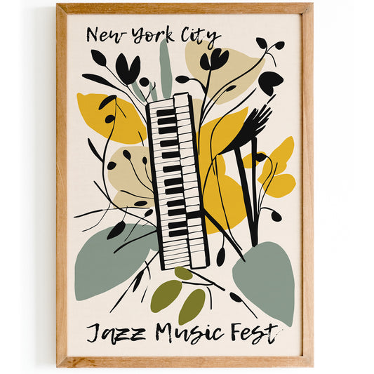 New York City Music Festival Poster 2025