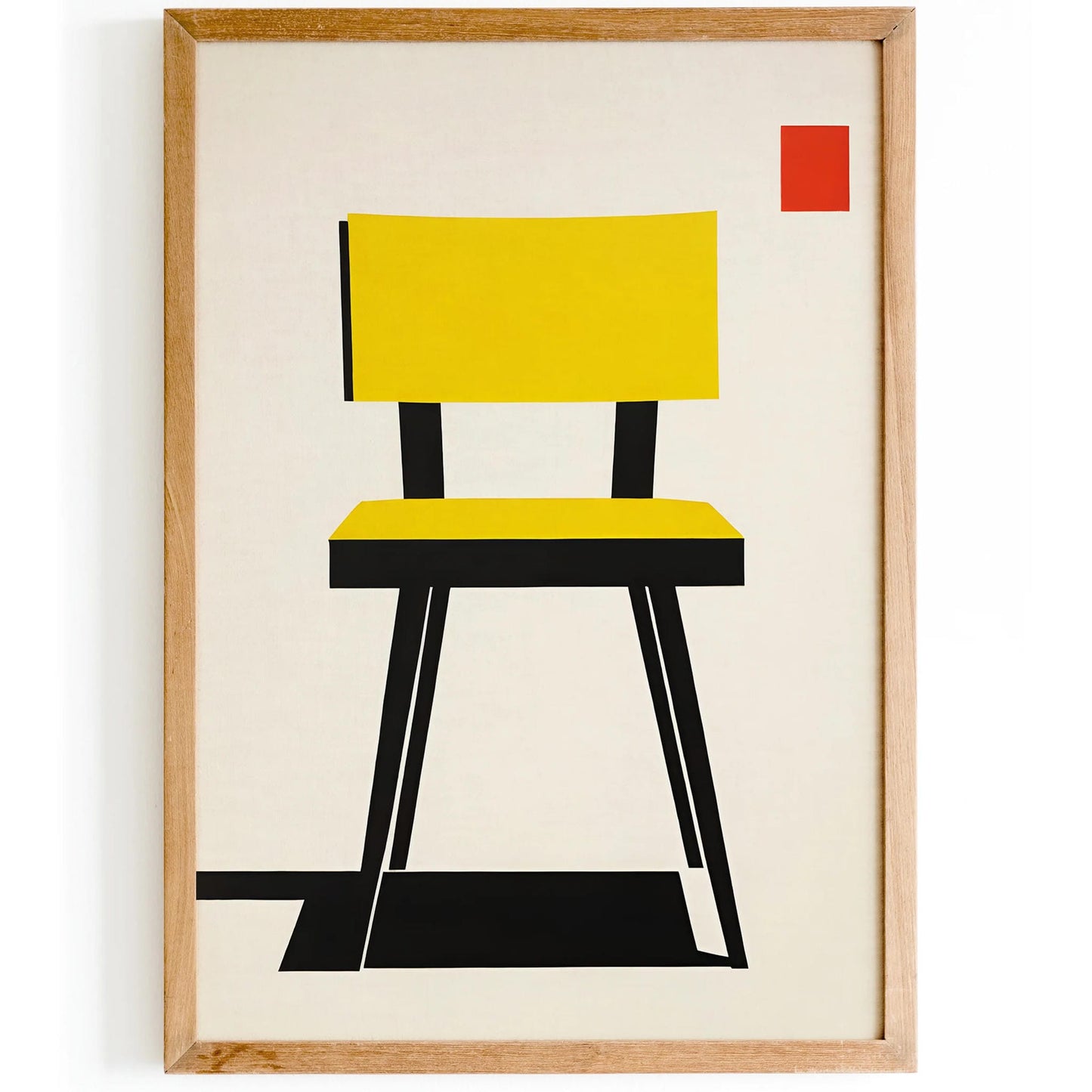 Minimalist Bauhaus Chair Poster