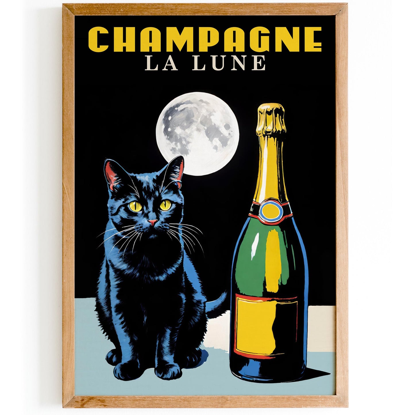 Champagne La Lune Print