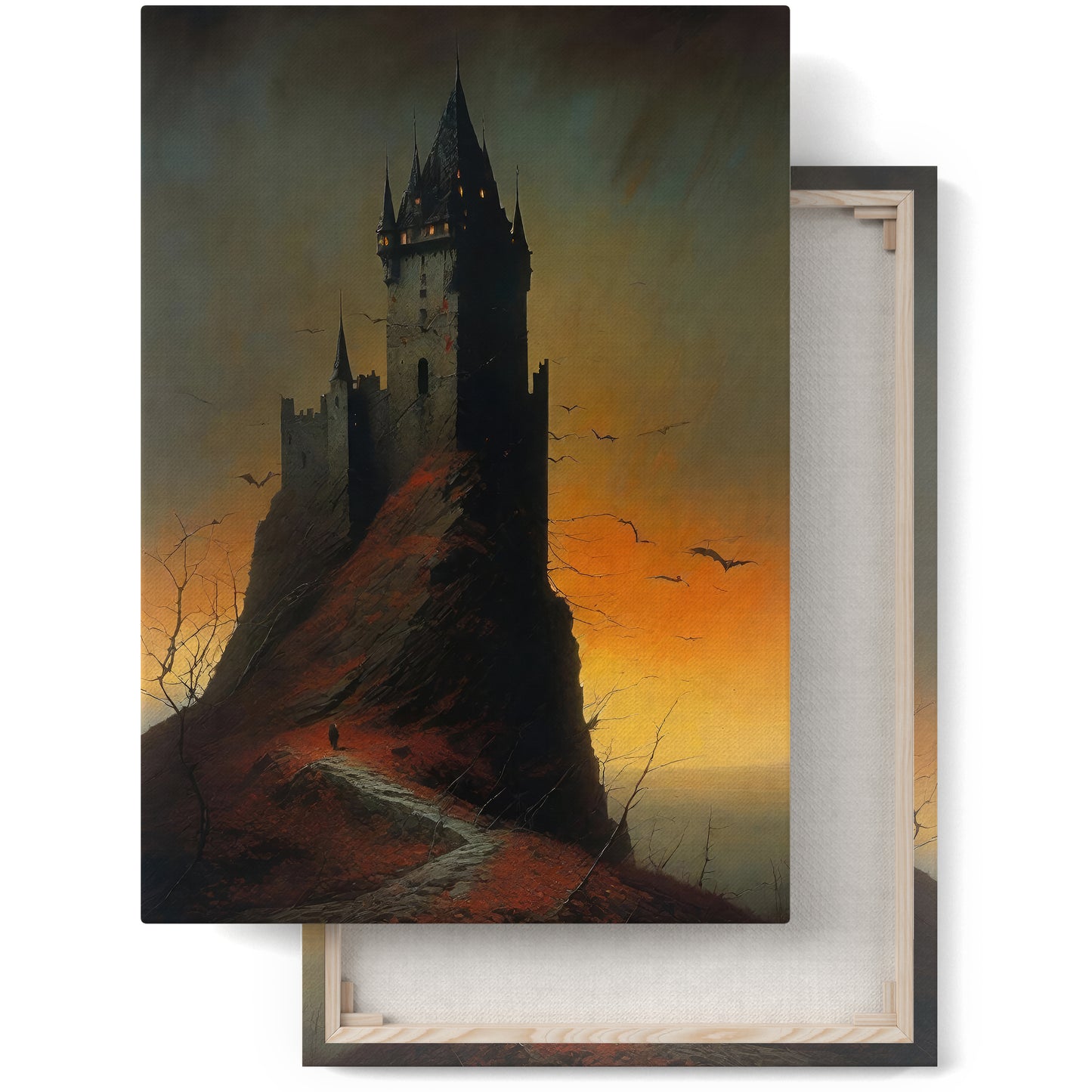 Gothic Splendor: Spooky Canvas Wall Art