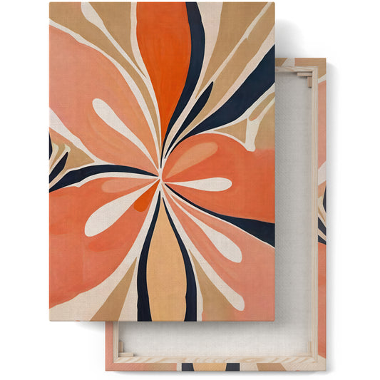 Modern Abstract Flower Canvas Art