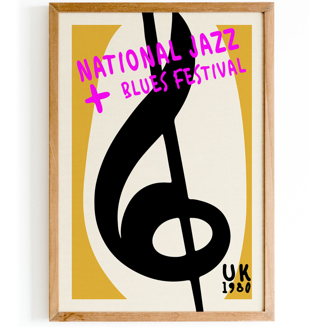 National Jazz and Blues Festival Poster