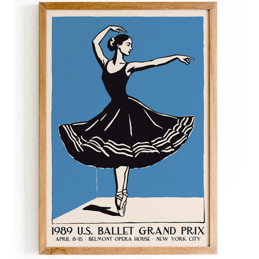 Ballet Grand Prix 1990 Dance Poster