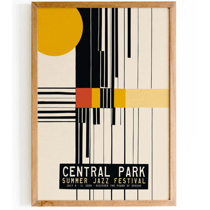 Central Park Jazz Fest 2008 Poster
