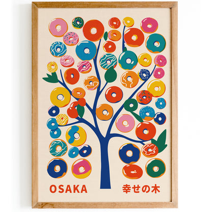 Donuts Tree Colorful Poster