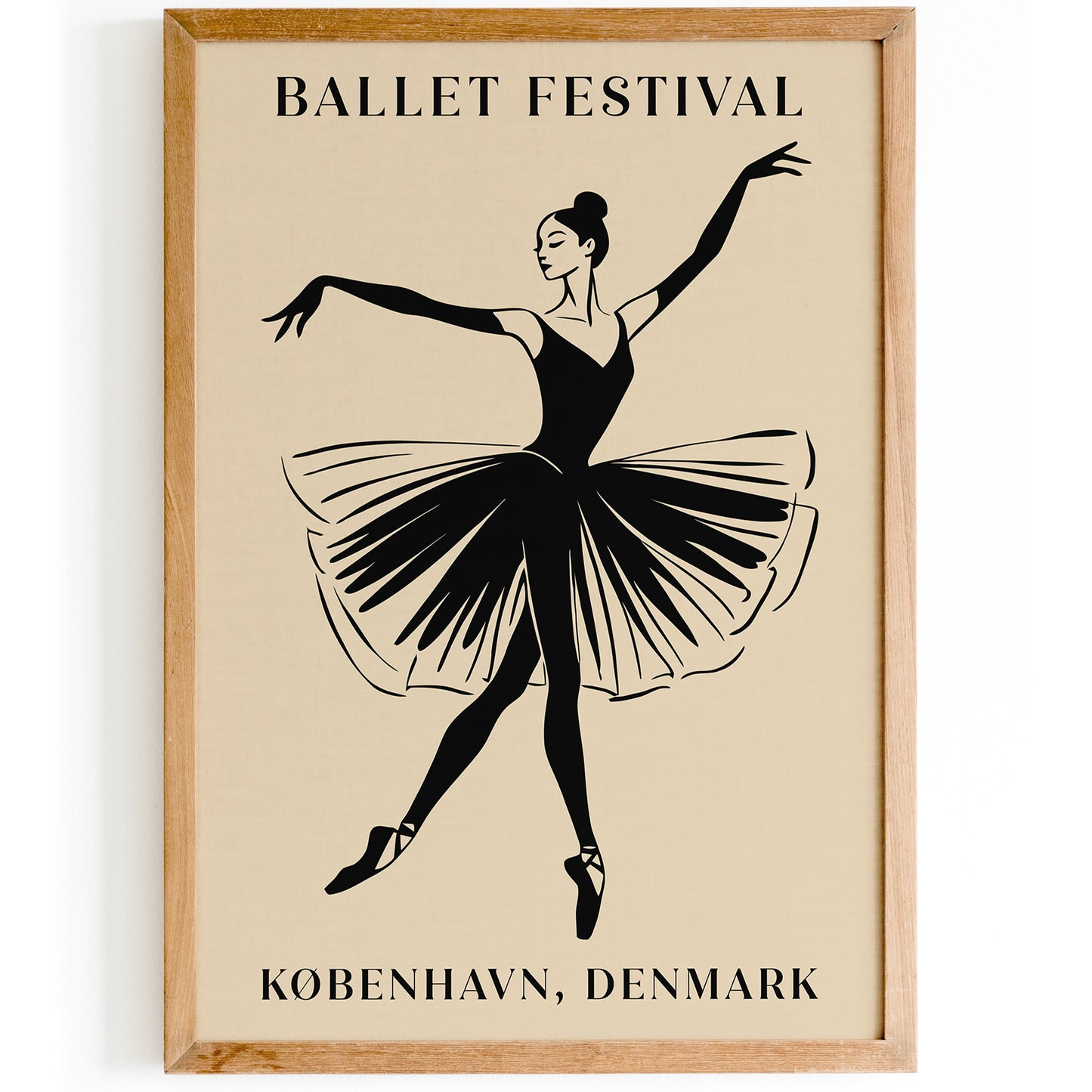 Ballet Festival Copenhagen Denmark Poster