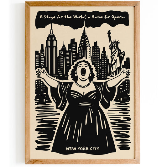 New York City Opera Poster