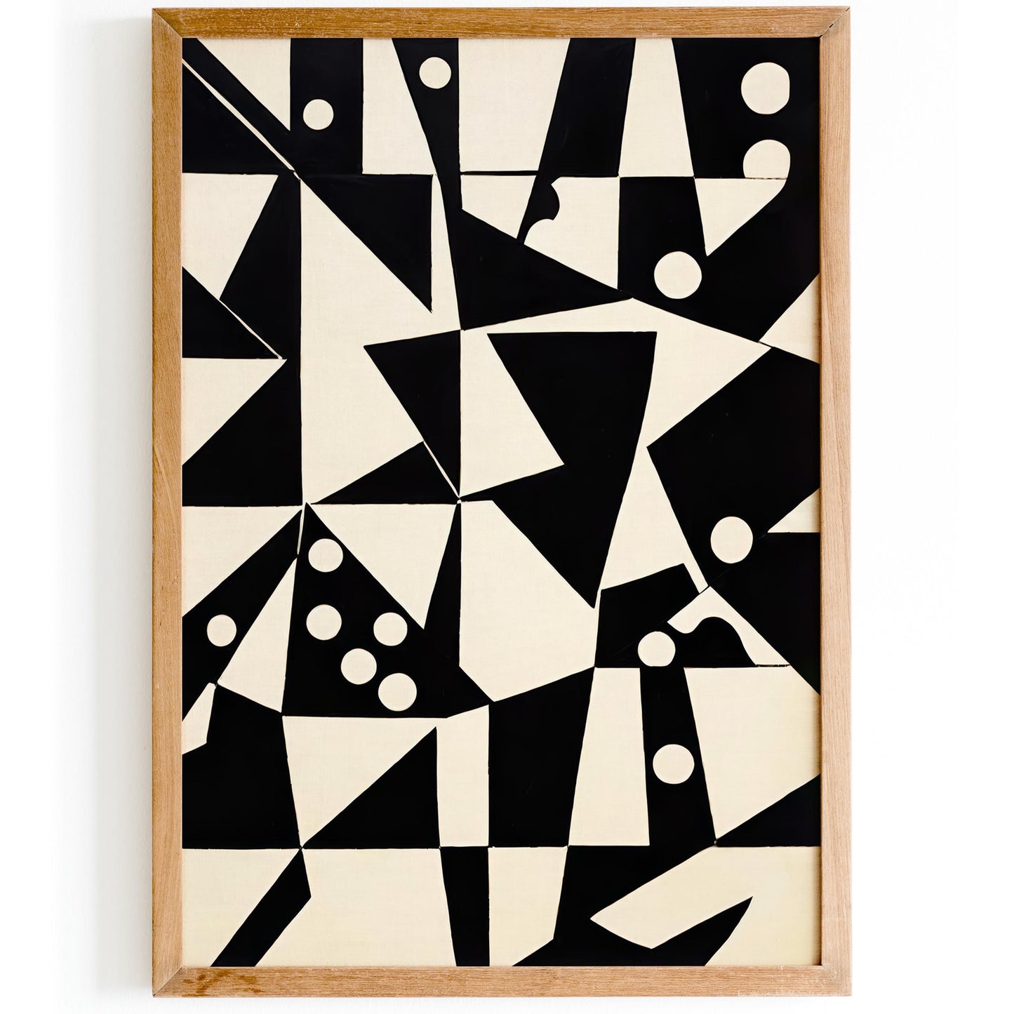 Black and White Geometric Wall Art