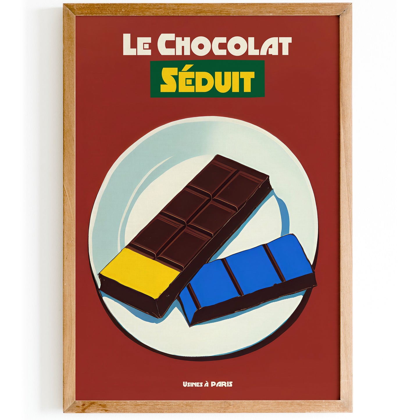 French Chocolate Vintage Art Print