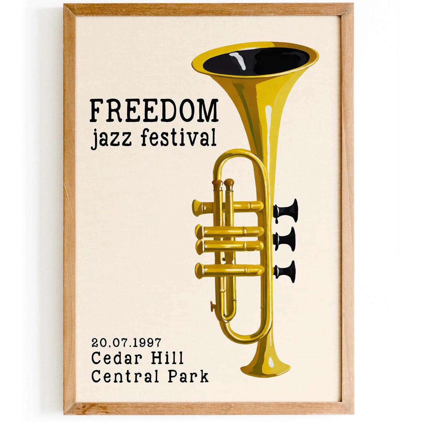 Vintage Jazz Night Poster 1997